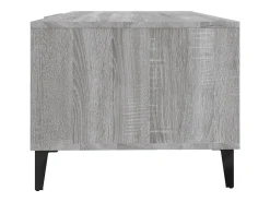 Mesa De Centro* Mesa de centro | Mesa de apoio 102x50x40cm derivados de madeira sonoma Cinzento