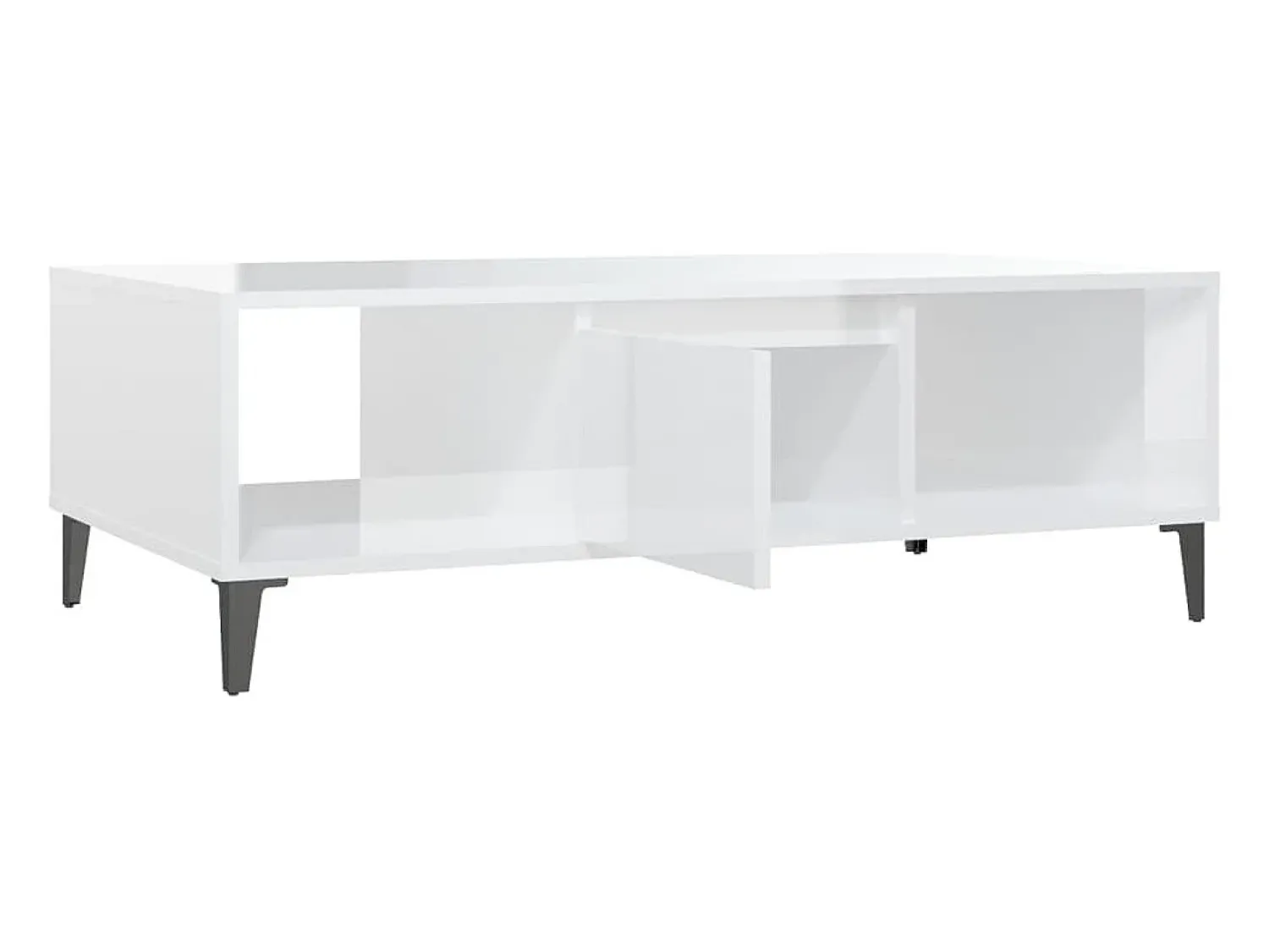 Mesa de centro | Mesa de apoio derivados de madeira brilhante^ Mesa De Centro
