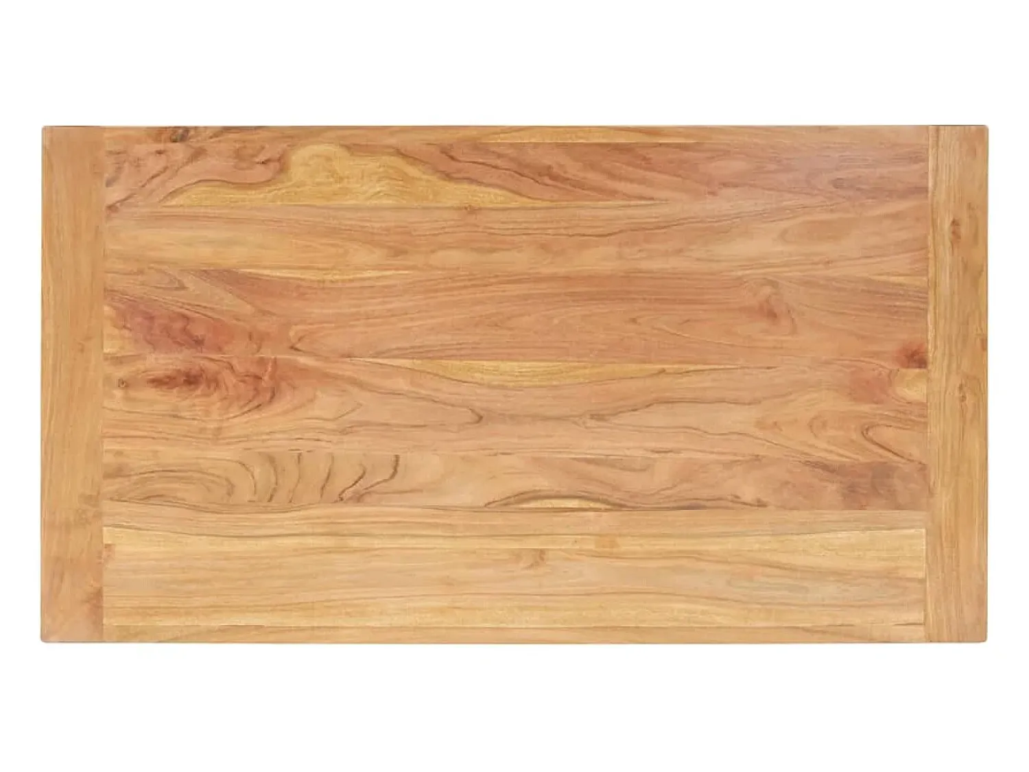 Best Mesa de centro | Mesa de apoio | Mesa de café 110x60x35cm acácia maciça c/ acabamento a mel Branco
