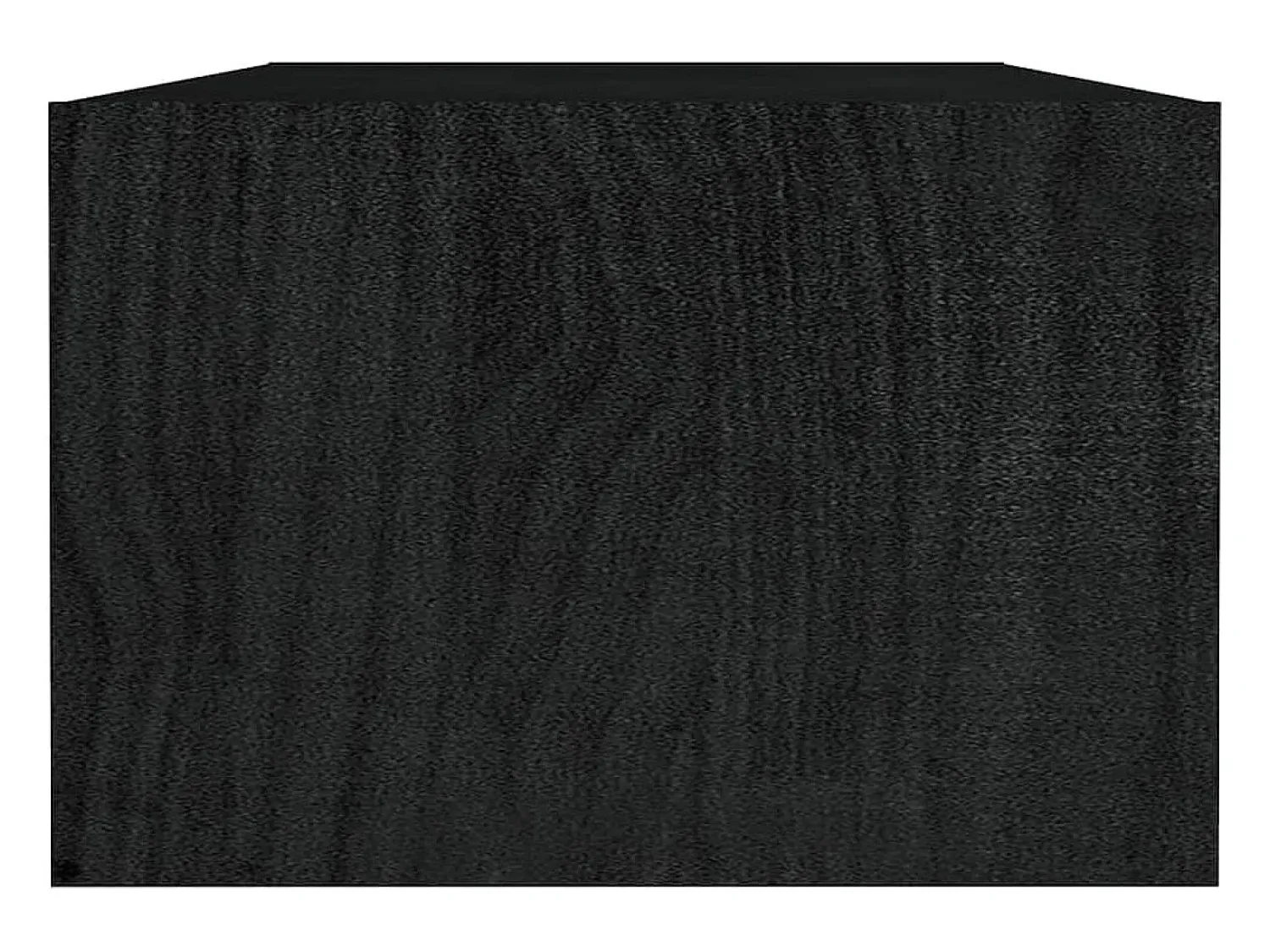 New Mesa de centro | Mesa de apoio 110x50x34 cm madeira de pinho maciça Preto