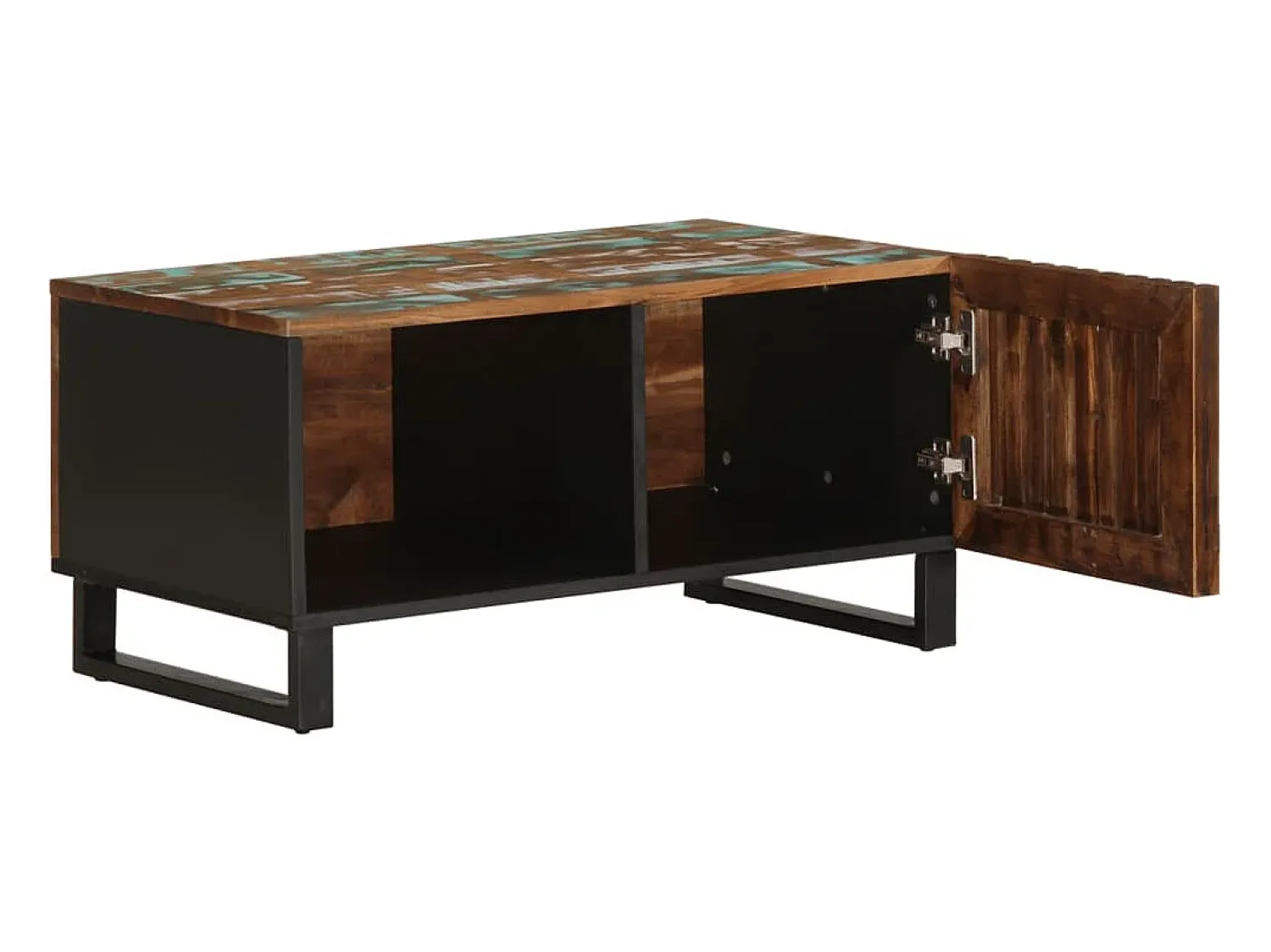 Mesa De Centro| Mesa de centro | Mesa de apoio | Mesa de café 80x51x40 cm madeira de acácia maciça Multicor