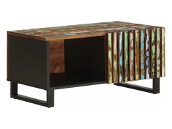 Mesa De Centro| Mesa de centro | Mesa de apoio | Mesa de café 80x51x40 cm madeira de acácia maciça Multicor