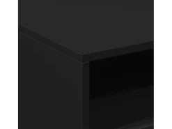 Discount Mesa de centro | Mesa de apoio com luzes LED 50x49x40 cm Preto