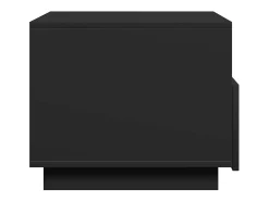 Discount Mesa de centro | Mesa de apoio com luzes LED 50x49x40 cm Preto