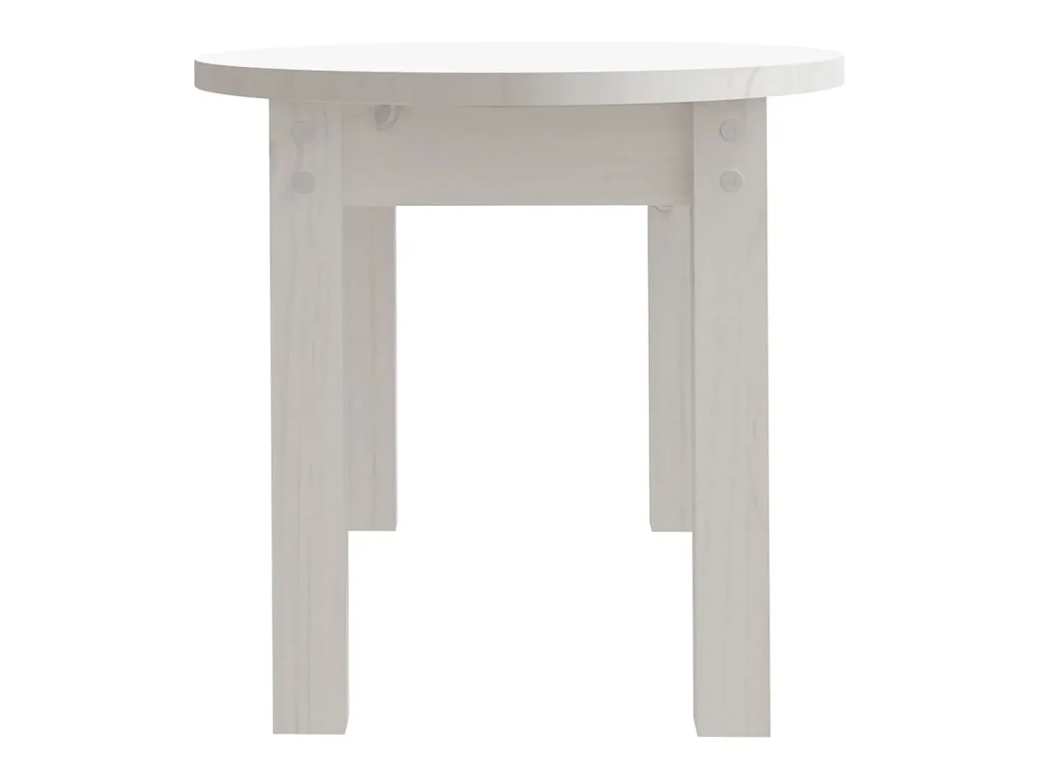 Mesa De Centro| Mesa de centro | Mesa de apoio 80x40x35 cm madeira de pinho maciça Branco