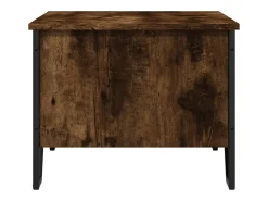 Mesa De Centro| Mesa de centro | Mesa de apoio 100x51x40 cm derivados madeira carvalho fumado Castanho