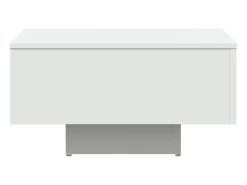 Mesa De Centro| Mesa de centro | Mesa de apoio 60x60x31.5 cm derivados de madeira Branco