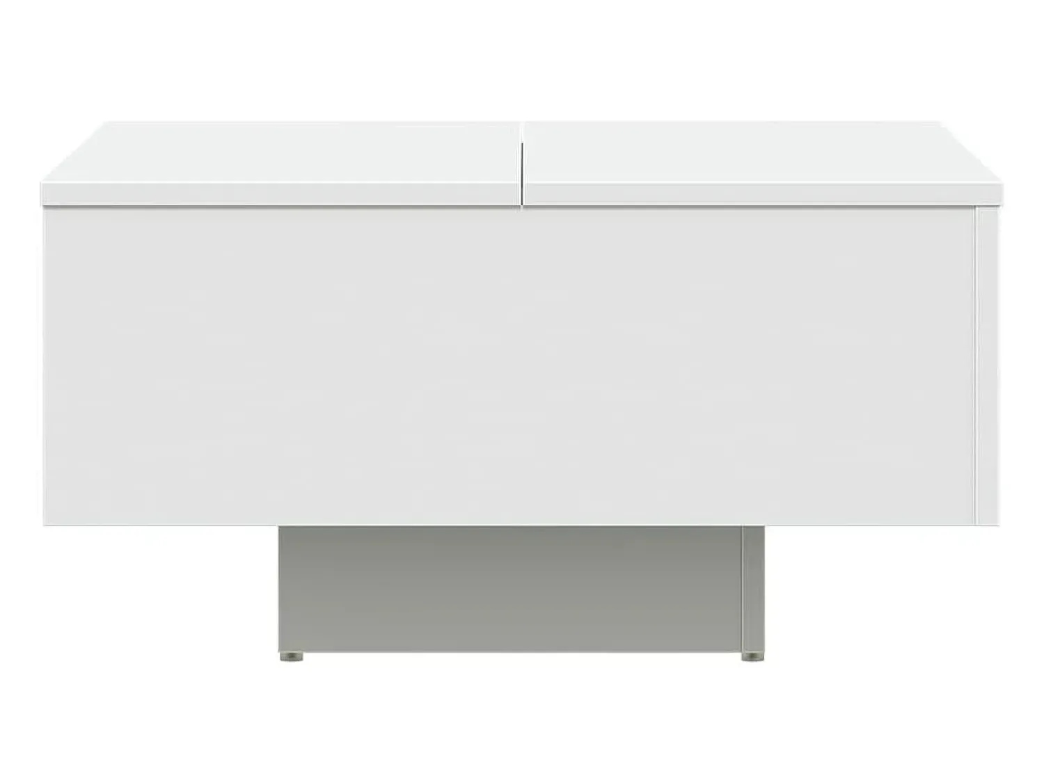 Mesa De Centro| Mesa de centro | Mesa de apoio 60x60x31.5 cm derivados de madeira Branco