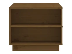 Online Mesa de centro | Mesa de apoio 100x50x41 cm pinho maciço mel Castanho