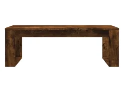 Discount Mesa de centro | Mesa de apoio 102x50x35 cm derivados madeira carvalho fumado Castanho