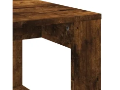 Discount Mesa de centro | Mesa de apoio 102x50x35 cm derivados madeira carvalho fumado Castanho