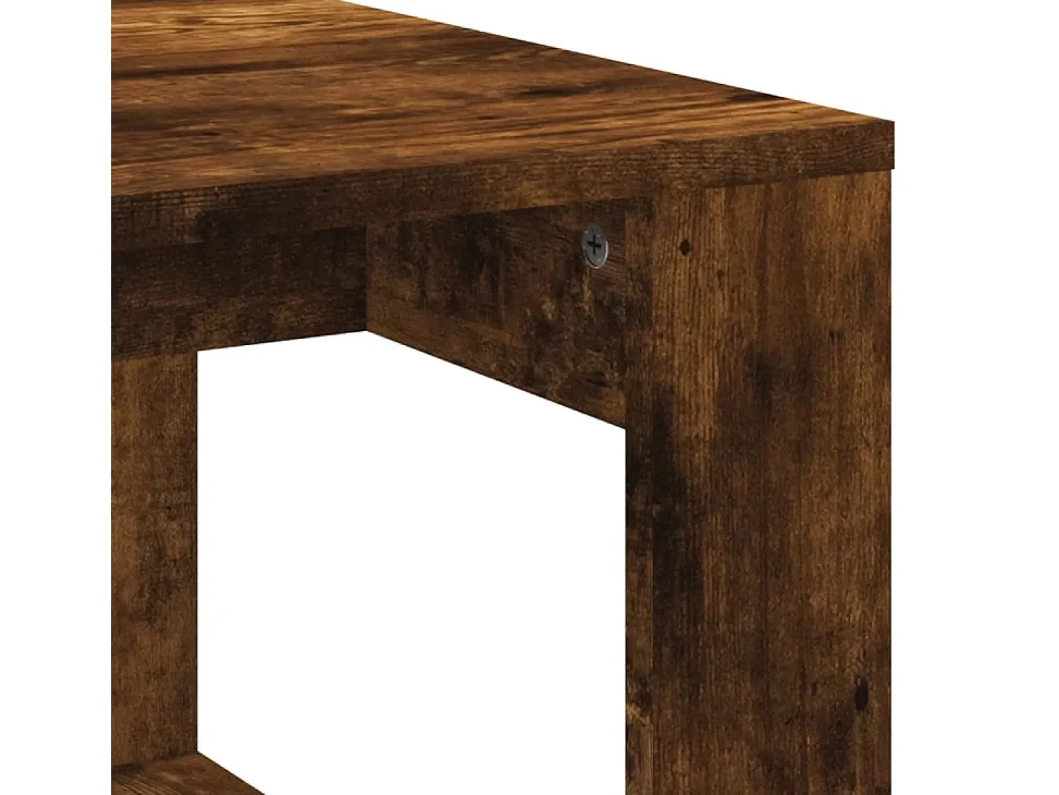 Discount Mesa de centro | Mesa de apoio 102x50x35 cm derivados madeira carvalho fumado Castanho