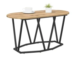 Mesa De Centro| Mesa de centro | Mesa de apoio carvalho artisiano 80x40x40.5 cm Castanho