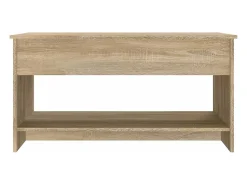 Mesa de centro | Mesa de apoio 102x50x52.5cm madeira processada carvalho sonoma^ Mesa De Centro