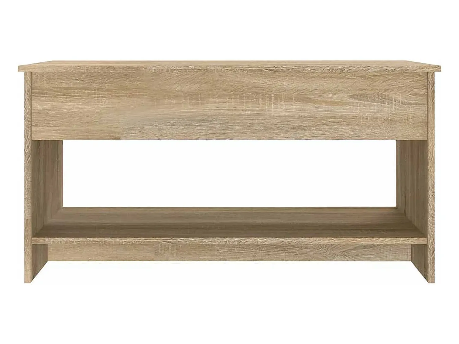 Mesa de centro | Mesa de apoio 102x50x52.5cm madeira processada carvalho sonoma^ Mesa De Centro