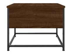 Mesa De Centro| Mesa de centro | Mesa de apoio 51x51x40 cm derivados de madeira carvalho Castanho