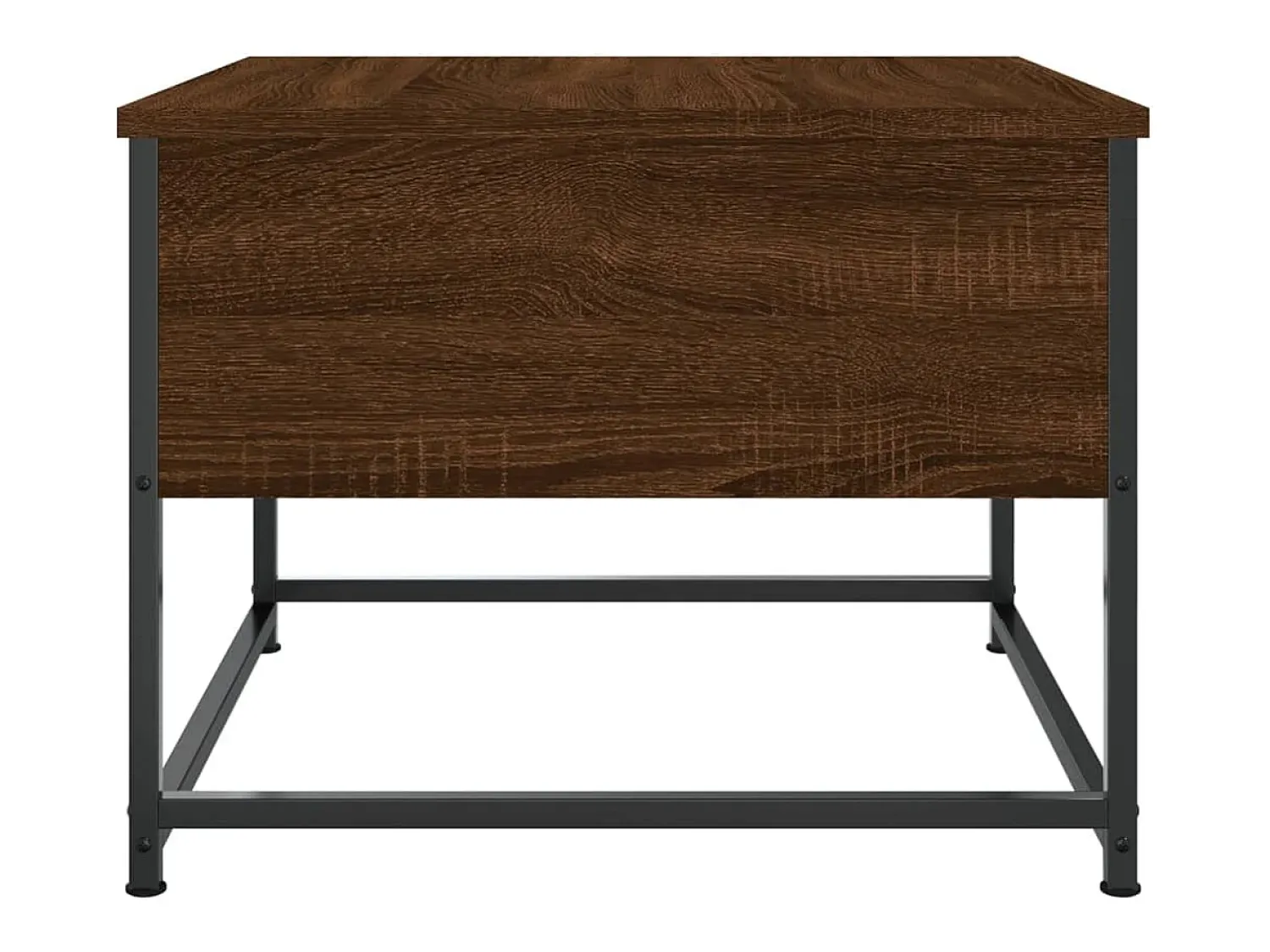 Mesa De Centro| Mesa de centro | Mesa de apoio 51x51x40 cm derivados de madeira carvalho Castanho