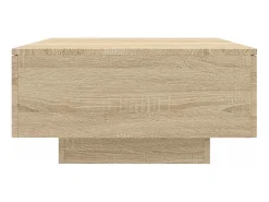 Mesa De Centro| Mesa de centro | Mesa de apoio 90x60x31 cm derivados de madeira carvalho sonoma Castanho