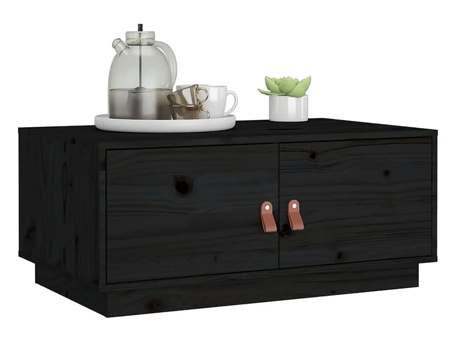 Mesa de centro | Mesa de apoio 80x50x35 cm pinho maciço^ Mesa De Centro