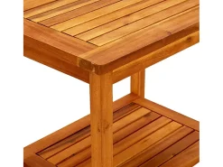 Mesa De Centro* Mesa de centro | Mesa de apoio | Mesa de café 50x35x45 cm madeira de acácia maciça Castanho