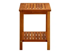 Mesa De Centro* Mesa de centro | Mesa de apoio | Mesa de café 50x35x45 cm madeira de acácia maciça Castanho