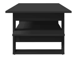 Mesa De Centro| Mesa de centro | Mesa de apoio 102x55x42 cm derivados de madeira Preto