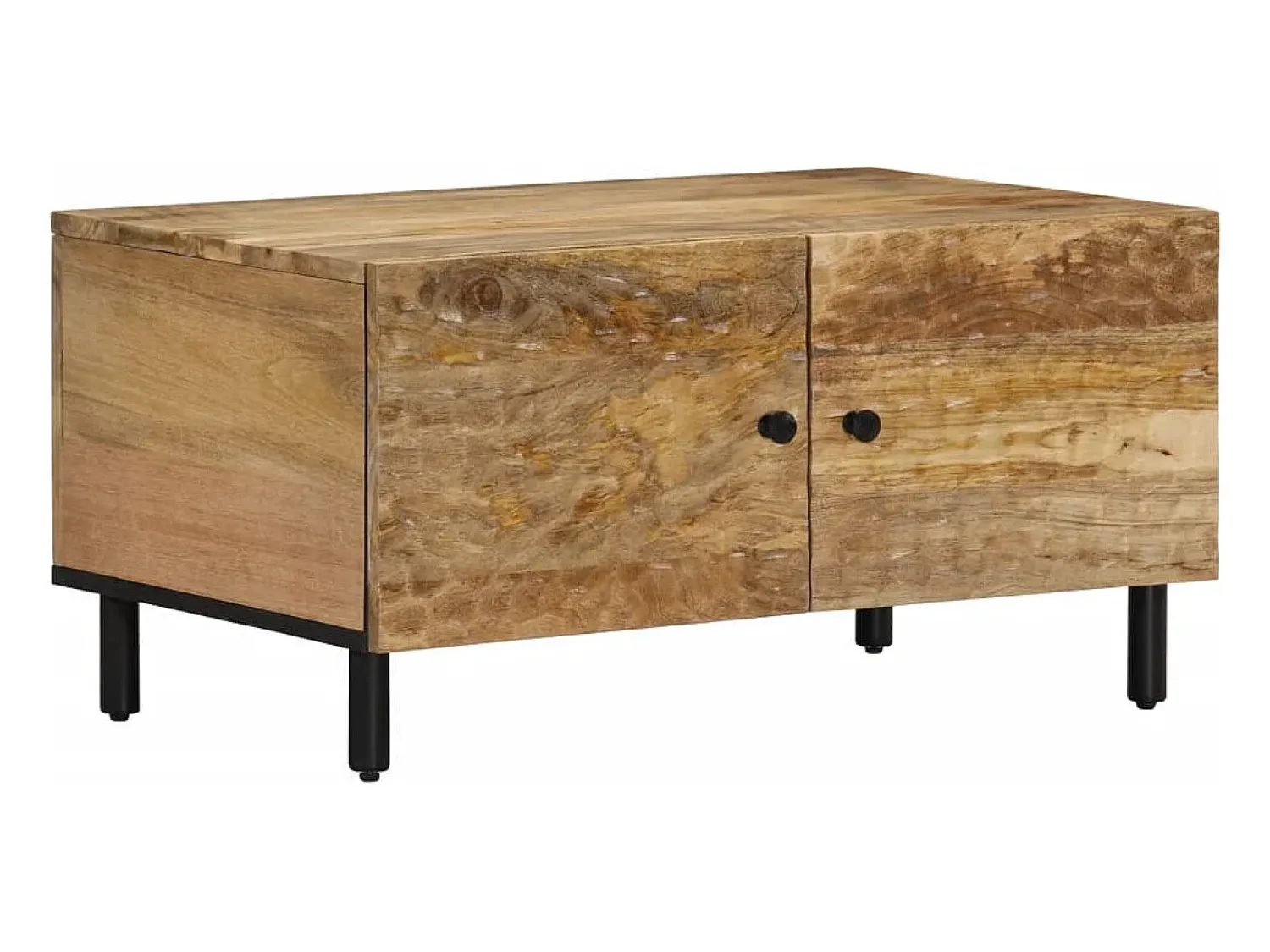 Mesa de centro | Mesa de apoio | Mesa de café 80x50x40 cm madeira de mangueira maciça^ Mesa De Centro