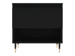 Mesa De Centro* Mesa de centro | Mesa de apoio | Mesa de café 50x46x50 derivados de madeira Preto