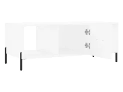 Best Mesa de centro | Mesa de apoio 102x50x40 cm madeira processada Branco