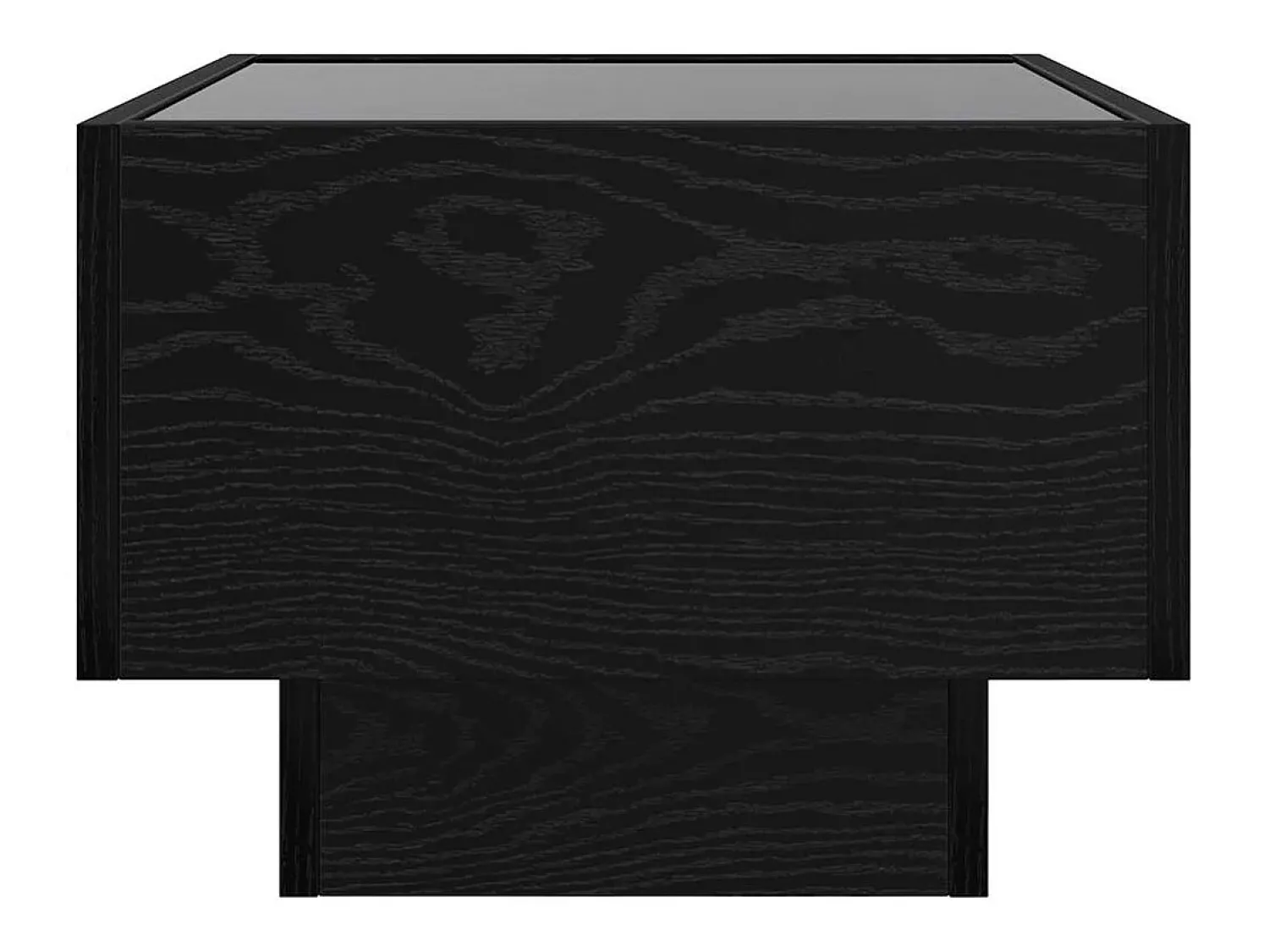 Mesa De Centro| Mesa de centro | Mesa de apoio Carvalho 40x40x30 cm Preto