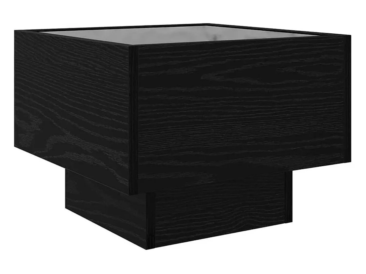 Mesa De Centro| Mesa de centro | Mesa de apoio Carvalho 40x40x30 cm Preto