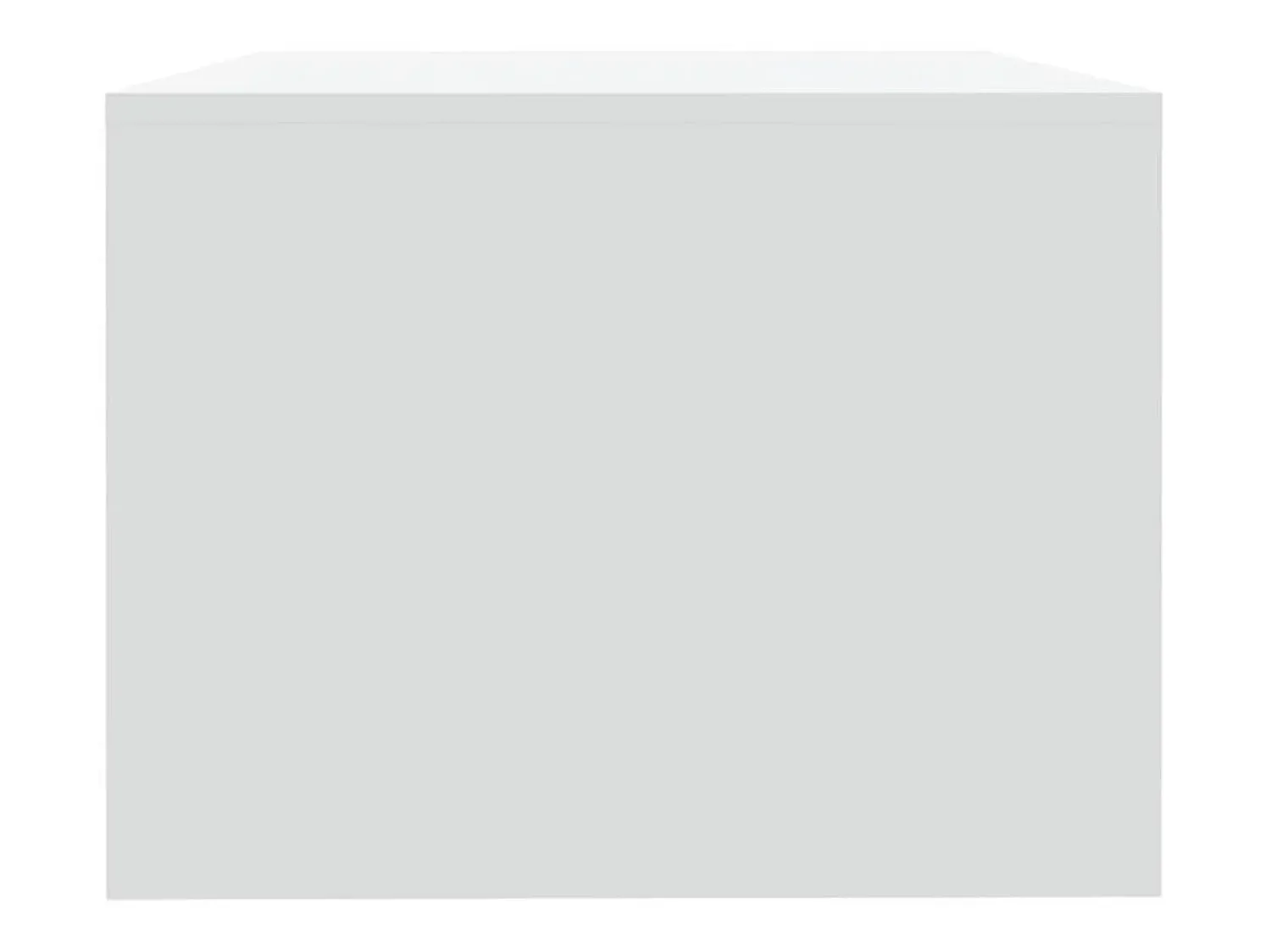 Mesa De Centro* Mesa de centro | Mesa de apoio 102x55x42 cm derivados de madeira Branco