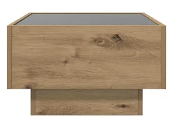 Mesa de centro | Mesa de apoio carvalho artisiano 50x50x30 cm^ Mesa De Centro