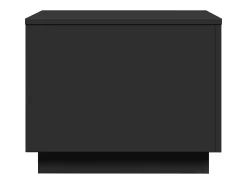 Mesa de centro | Mesa de apoio com luzes LED 50x50x40 cm^ Mesa De Centro