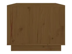 Mesa De Centro* Mesa de centro | Mesa de apoio 80x50x40 cm madeira de pinho maciça -mel Castanho
