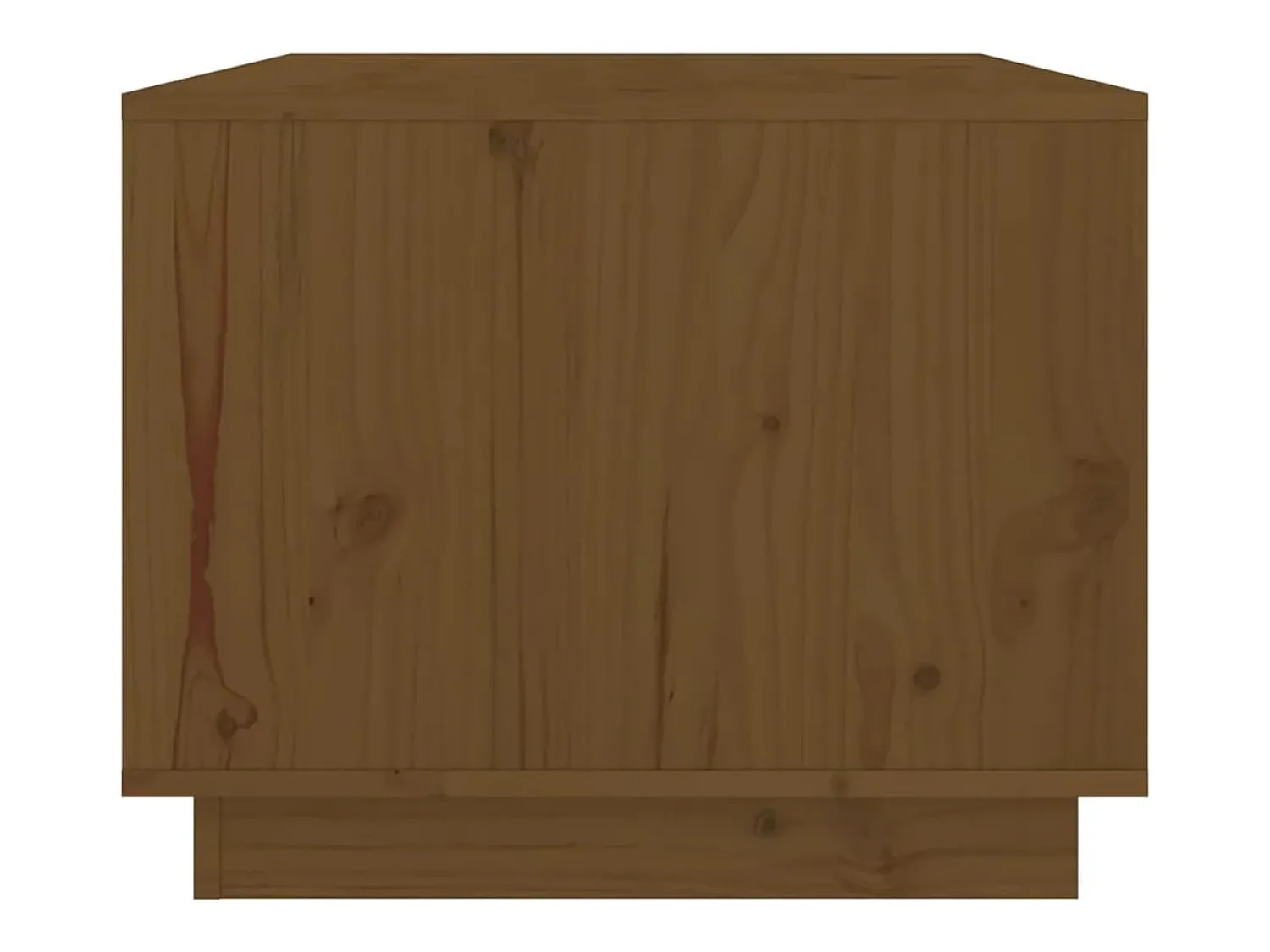 Mesa De Centro* Mesa de centro | Mesa de apoio 80x50x40 cm madeira de pinho maciça -mel Castanho