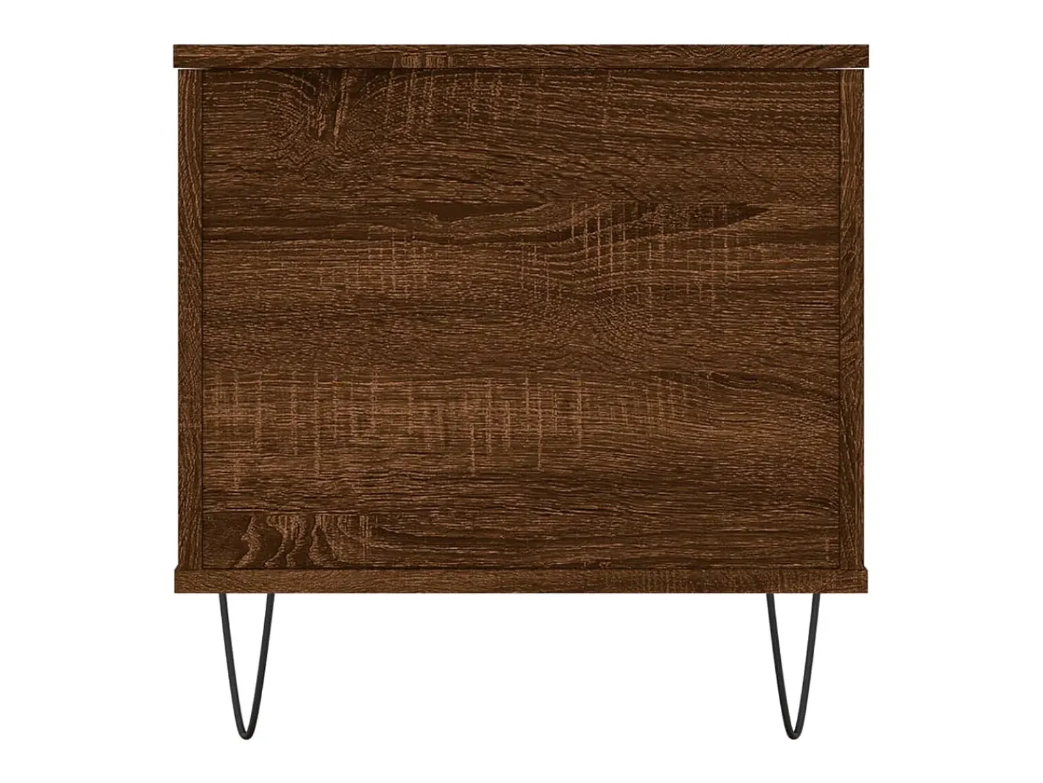 New Mesa de centro | Mesa de apoio 90x44.5x45 cm derivados madeira carvalho Castanho