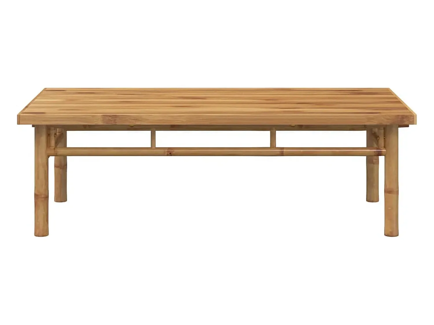 Mesa De Centro| Mesa de centro | Mesa de apoio | Mesa de café 110x55x35 cm bambu Castanho