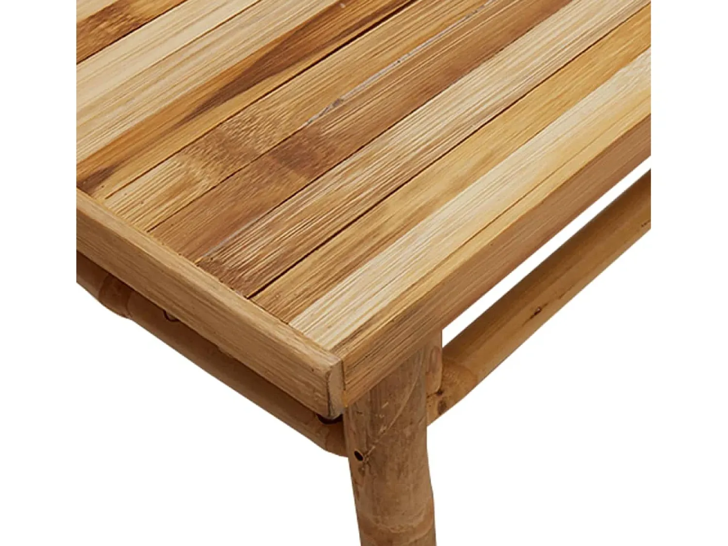 Mesa De Centro| Mesa de centro | Mesa de apoio | Mesa de café 110x55x35 cm bambu Castanho