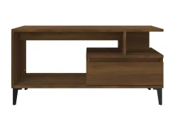 Outlet Mesa de centro | Mesa de apoio 90x49x45 cm derivados de madeira carvalho Castanho