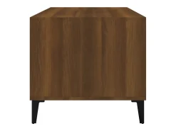 Outlet Mesa de centro | Mesa de apoio 90x49x45 cm derivados de madeira carvalho Castanho