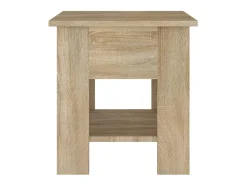 Mesa de centro | Mesa de apoio 40x40x42 cm madeira processada carvalho sonoma^ Mesa De Centro