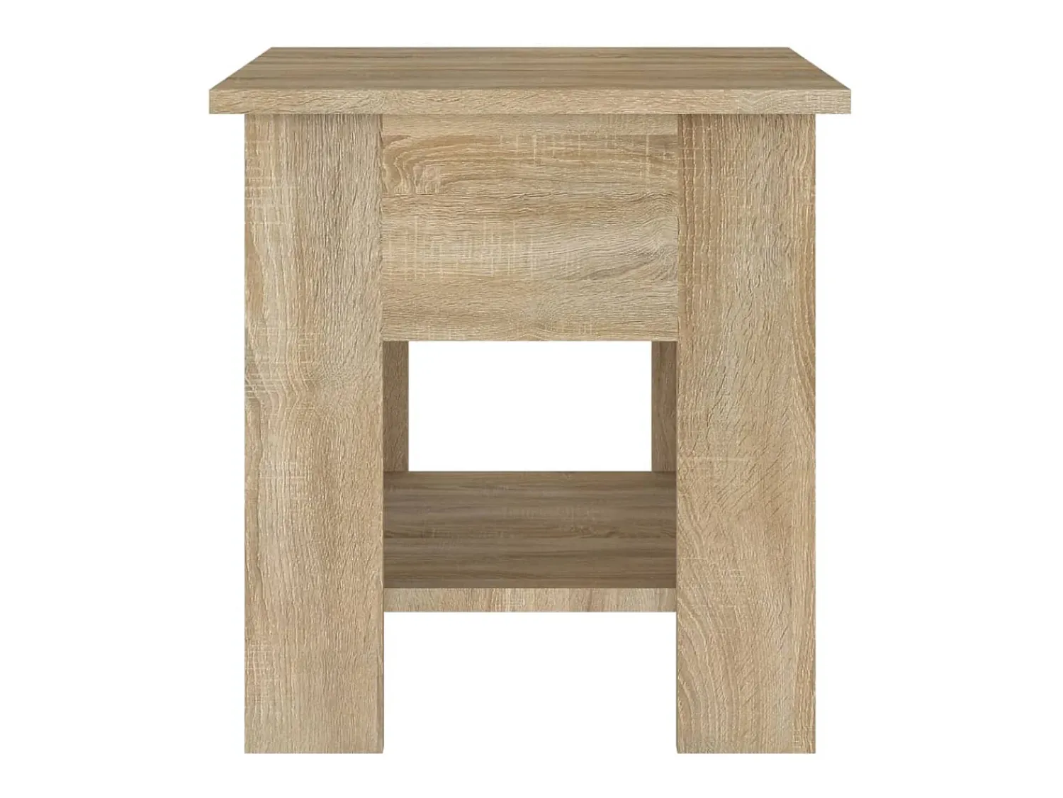 Mesa de centro | Mesa de apoio 40x40x42 cm madeira processada carvalho sonoma^ Mesa De Centro