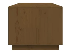 Mesa De Centro| Mesa de centro | Mesa de apoio 100x50x41 cm pinho maciço mel Castanho