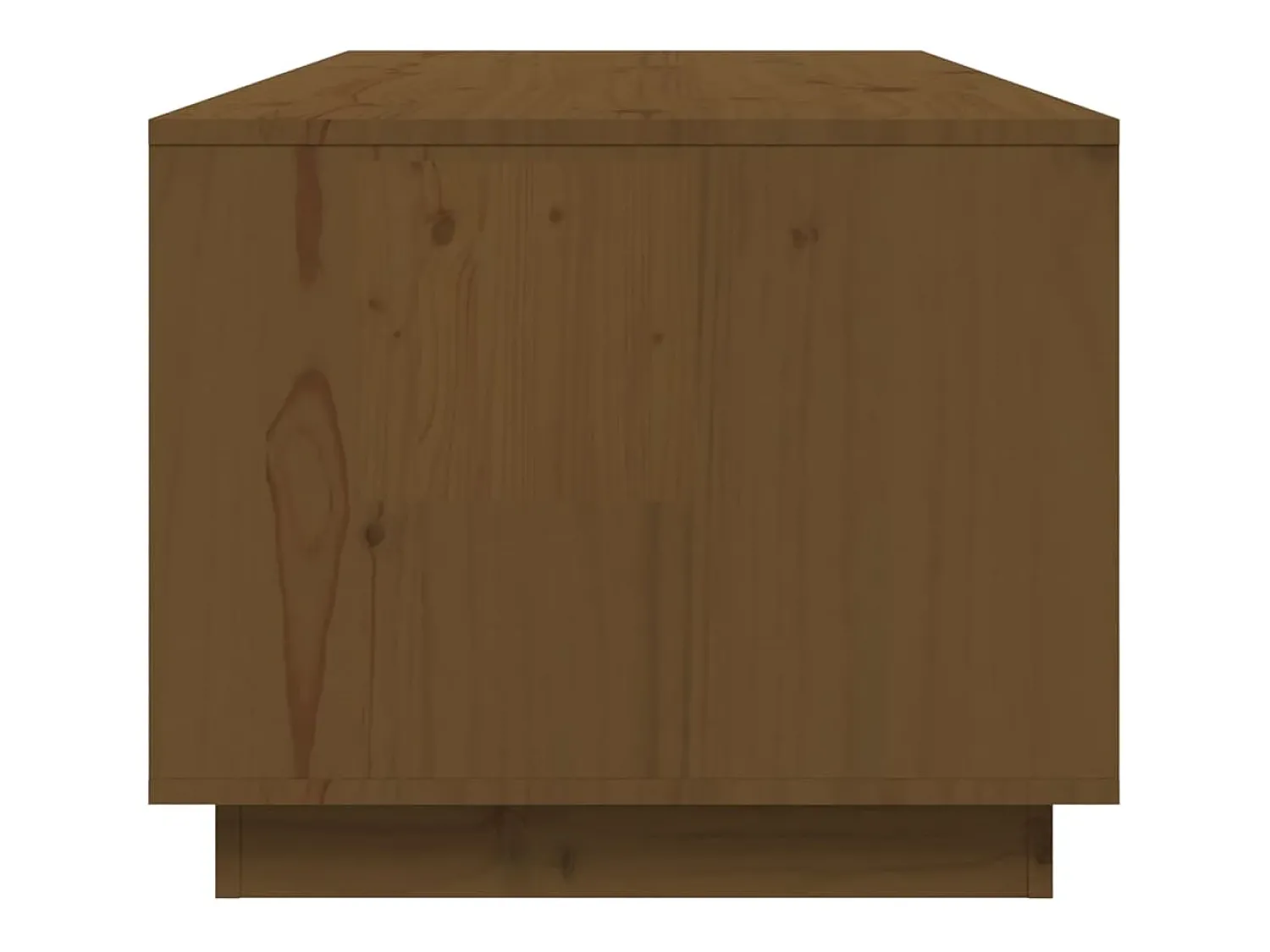 Mesa De Centro| Mesa de centro | Mesa de apoio 100x50x41 cm pinho maciço mel Castanho