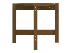 Mesa de centro | Mesa de apoio Ø 52.5x45 cm madeira pinho maciça -mel^ Mesa De Centro