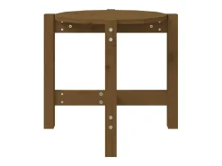 Mesa de centro | Mesa de apoio Ø 52.5x45 cm madeira pinho maciça -mel^ Mesa De Centro