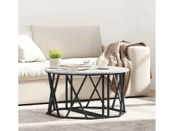 Mesa De Centro| Mesa de centro | Mesa de apoio Sonoma 80x80x42 cm Cinzento
