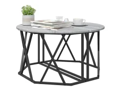 Mesa De Centro| Mesa de centro | Mesa de apoio Sonoma 80x80x42 cm Cinzento