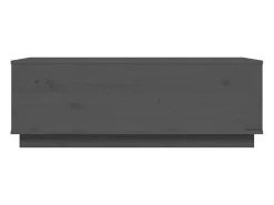 Mesa de centro | Mesa de apoio 100x50x35 cm pinho maciço cinza Cinzento